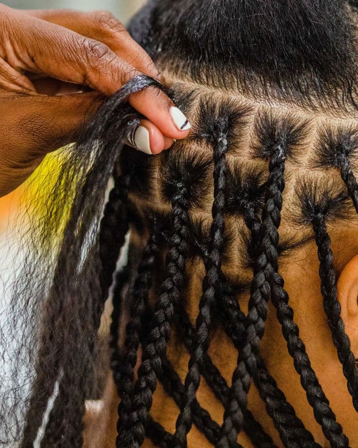 Khadijah, professional hair braiding stylist at HAIRflow by KD in Sandy Springs, Atlanta